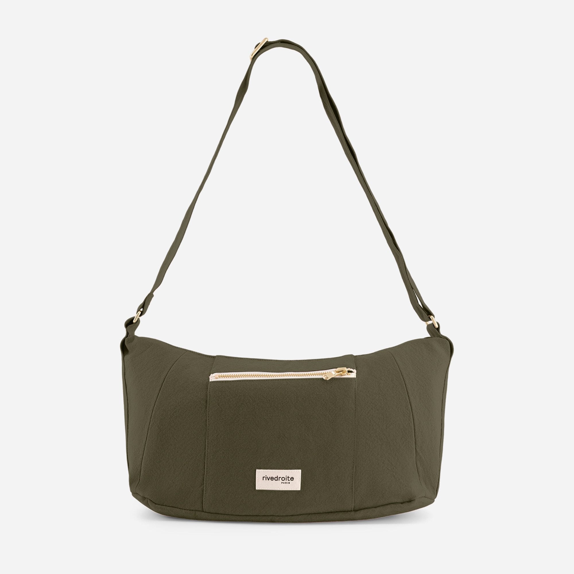 Mini Charlot le sac Crossbody - Coton Recyclé Kaki